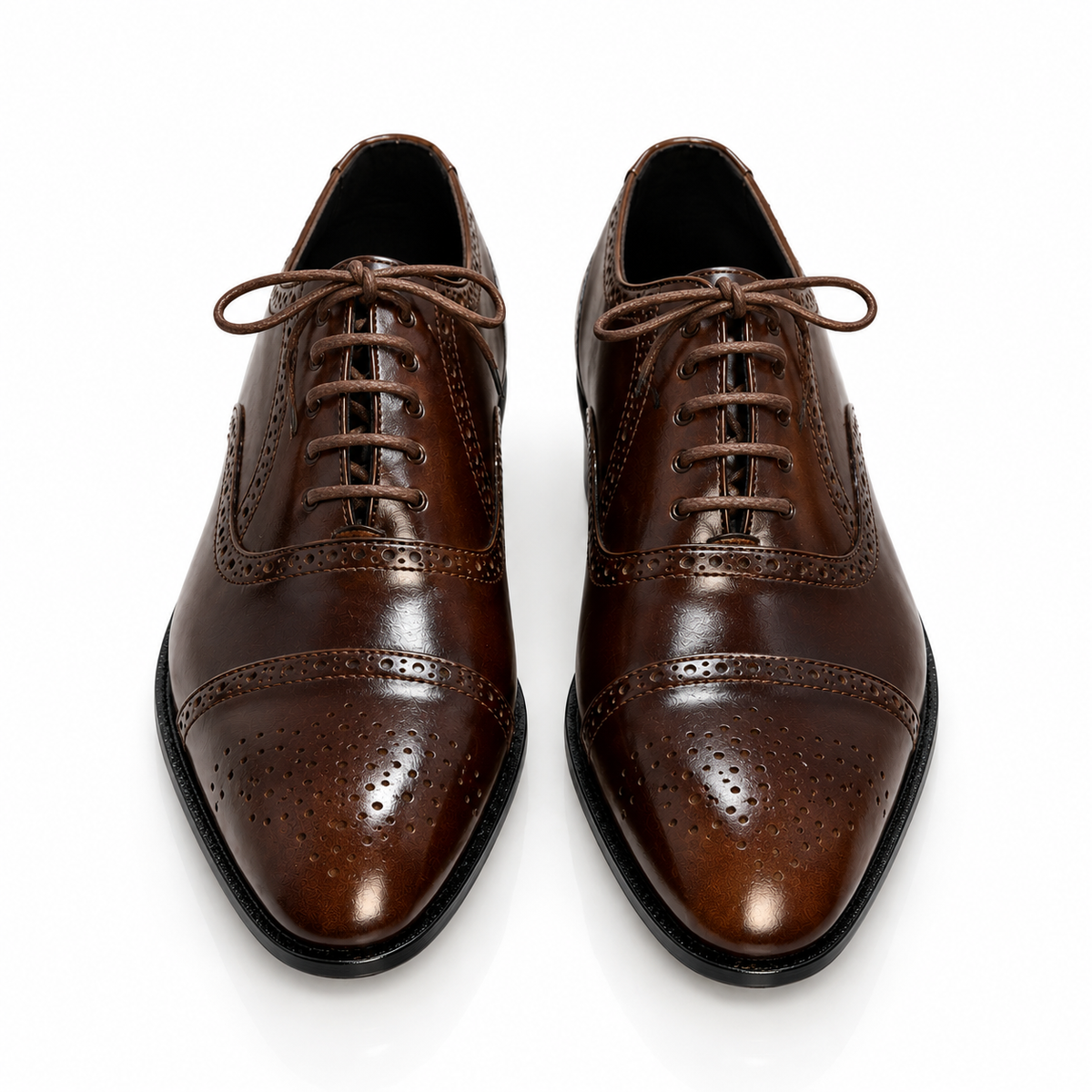 Regent Semi-Brogue Oxford - Burnished Brown