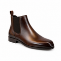 Italian Cut Down Toe Leather Chelsea
