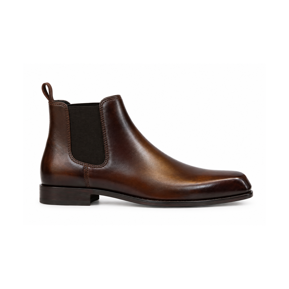 Italian Cut Down Toe Leather Chelsea